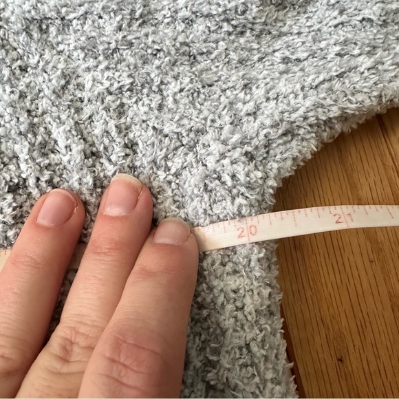 Softies Marshmallow Slouch Turtleneck Lounger Dress Womens Gray Ribbed - Picture 7 of 10